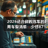 2026适合做教练车的耐用车型清单:少修87%,多跑10万公里(图3) 2026适合做教练车的耐用车型清单:少修87%,多跑10万公里(图3)
