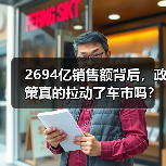 2694亿销售额背后,政策真的拉动了车市吗?(图3) 2694亿销售额背后,政策真的拉动了车市吗?(图3)