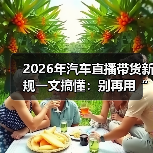 2026年汽车直播带货新规一文搞懂:别再用“激情”赌合规了(图3) 2026年汽车直播带货新规一文搞懂:别再用“激情”赌合规了(图3)