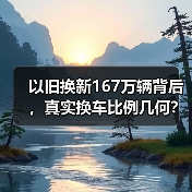 以旧换新167万辆背后,真实换车比例几何?(图2) 以旧换新167万辆背后,真实换车比例几何?(图2)