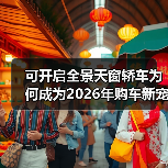 可开启全景天窗轿车为何成为2026年购车新宠?(图4) 可开启全景天窗轿车为何成为2026年购车新宠?(图4)