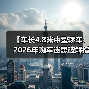 【车长4.8米中型轿车:2026年购车迷思破解指南】(图2) 【车长4.8米中型轿车:2026年购车迷思破解指南】(图2)