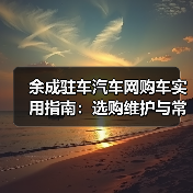 余成驻车汽车网购车实用指南：选购维护与常见问题解析 - 智穹界新车资讯站