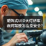 矩阵式LED大灯轿车:夜间驾驶怎么变安全?技术全揭秘(图2) 矩阵式LED大灯轿车:夜间驾驶怎么变安全?技术全揭秘(图2)