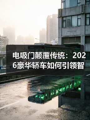 电吸门颠覆传统:2026豪华轿车如何引领智能出行新体验(图3) 电吸门颠覆传统:2026豪华轿车如何引领智能出行新体验(图3)