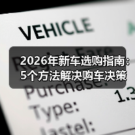2026年新车选购指南：5个方法解决购车决策难题 - 智穹界新车资讯站