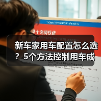 新车家用车配置怎么选?5个方法控制用车成本2026(图1) 新车家用车配置怎么选?5个方法控制用车成本2026(图1)