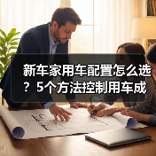 新车家用车配置怎么选?5个方法控制用车成本2026(图2) 新车家用车配置怎么选?5个方法控制用车成本2026(图2)