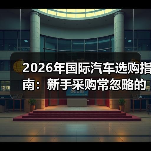 2026年国际汽车选购指南：新手采购常忽