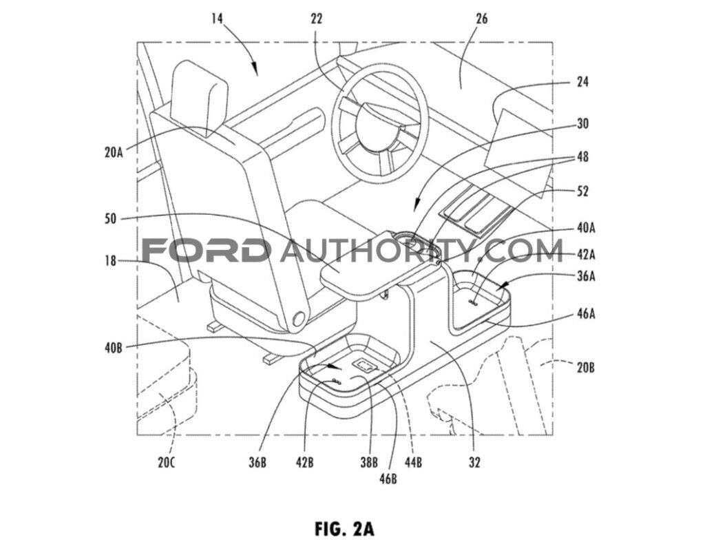 福特申请可配置媒体控制台专利 - 领驭达新车资讯站