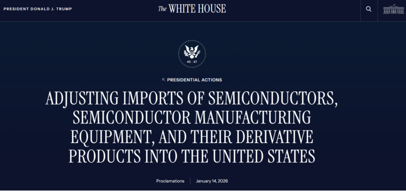特朗普对部分进口人工智能芯片征收25%关税 - 领驭达新车资讯站
