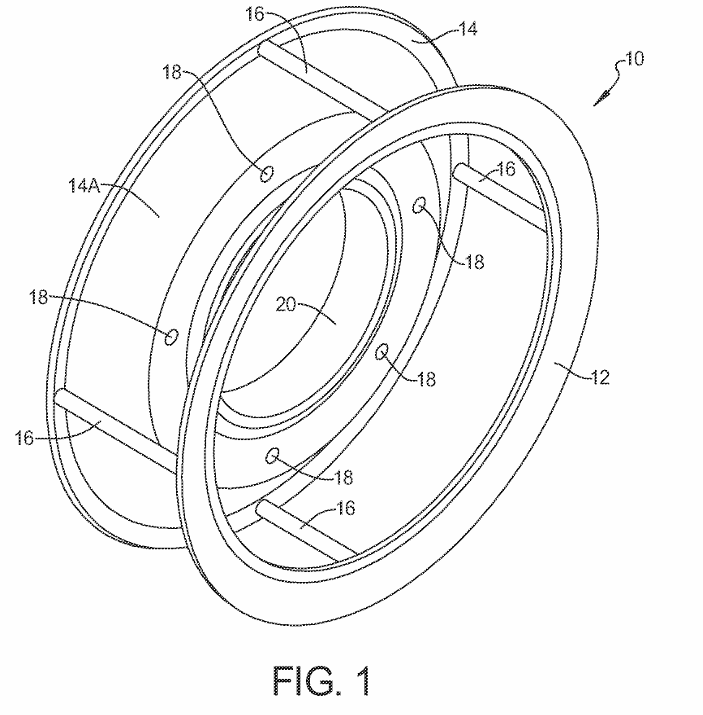 通用汽车申请非充气车轮设计专利(图1)