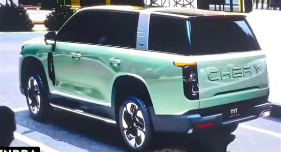 或命名为T1T 奇瑞全尺寸SUV谍照曝光(图6)