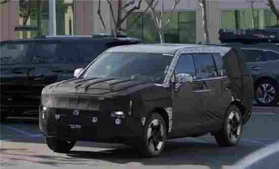 首次推出增程动力 新款现代胜达谍照曝光(图1)