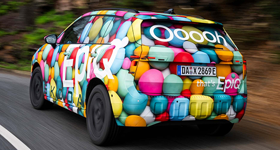 续航里程达425km 斯柯达Epiq官方谍照发布(图6)